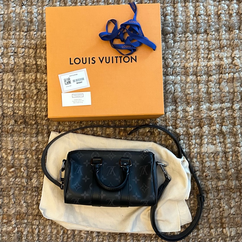 Louis Vuitton Keepall XS in monogram eclipse print